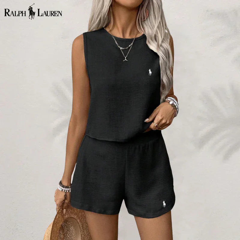 Ꮢalph Lauren - Linnen Tweedelige Set